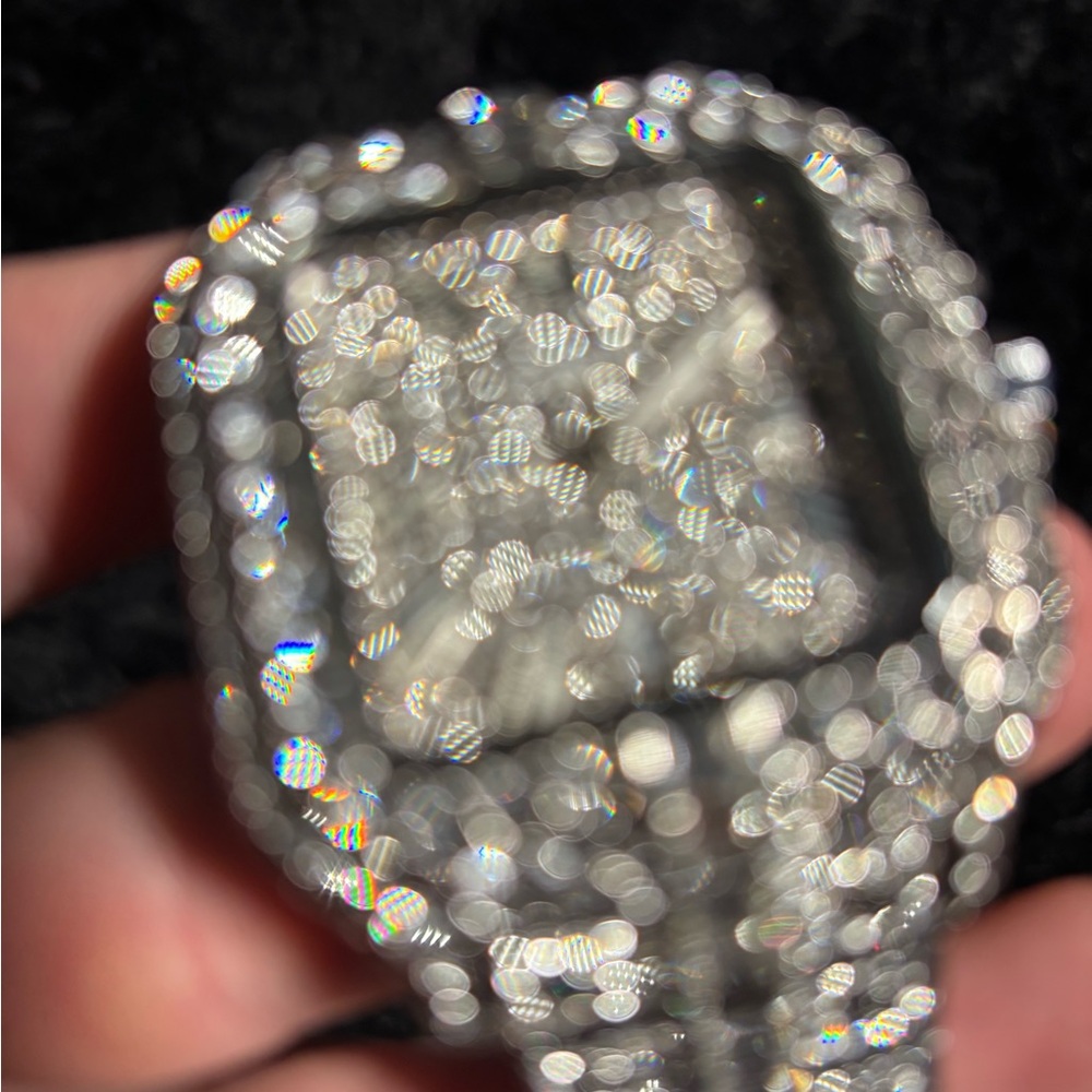 Silver and Black Roman Bussdown Watch